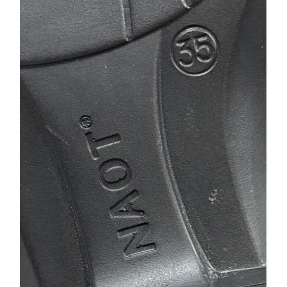 Naot Women Viento Knee High Boots 35/4-4.5 Black Leather Water Resistant Confort - Picture 16 of 16